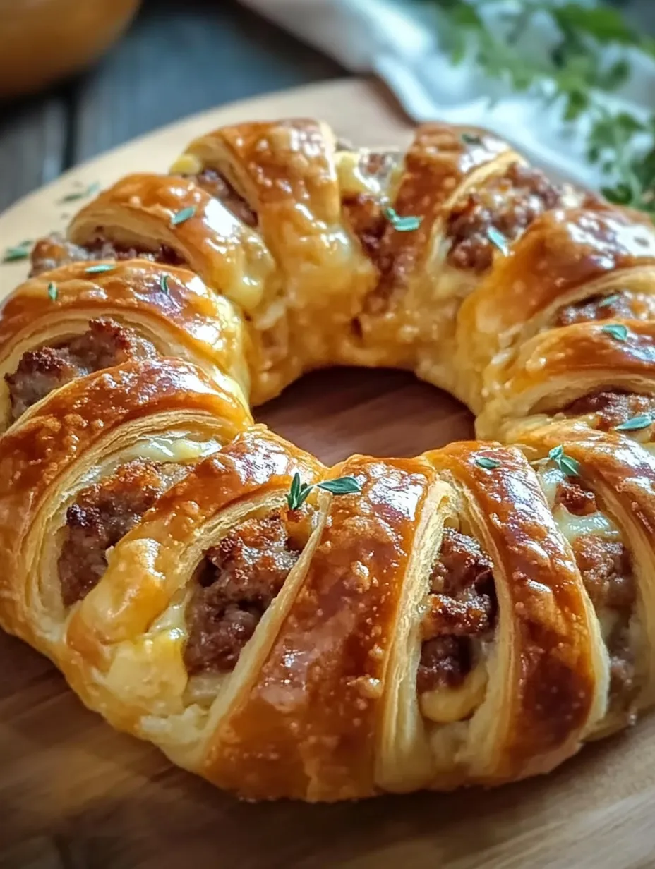 A pastry on a wooden table.