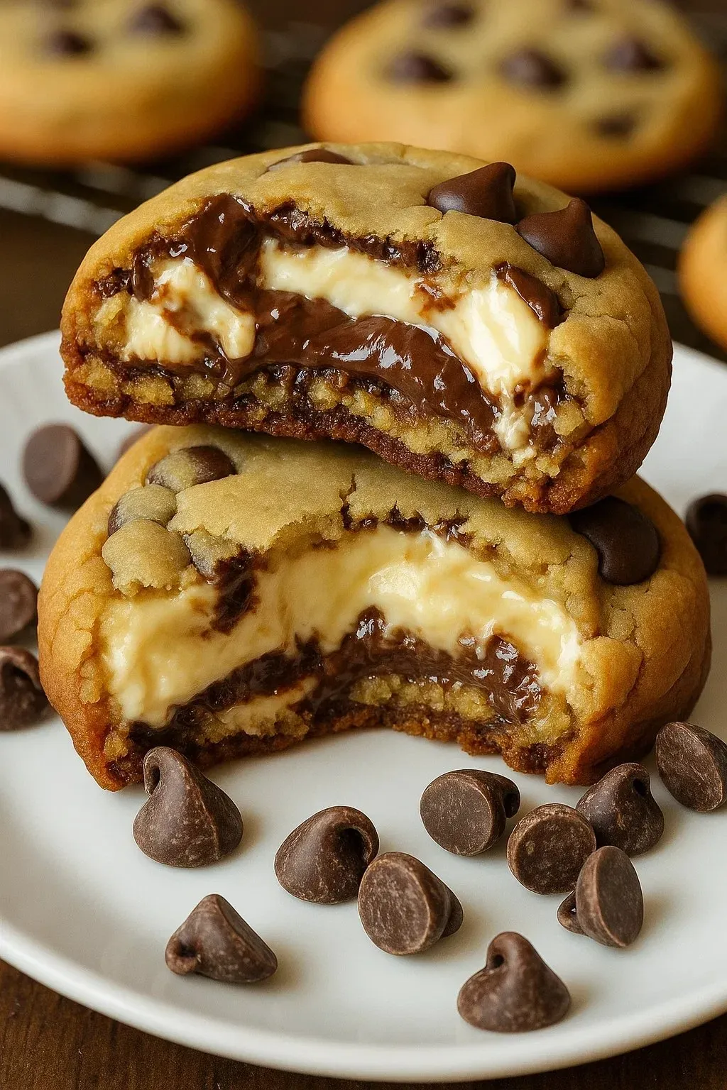 Delicious Cheesecake Chocolate Chip Cookies