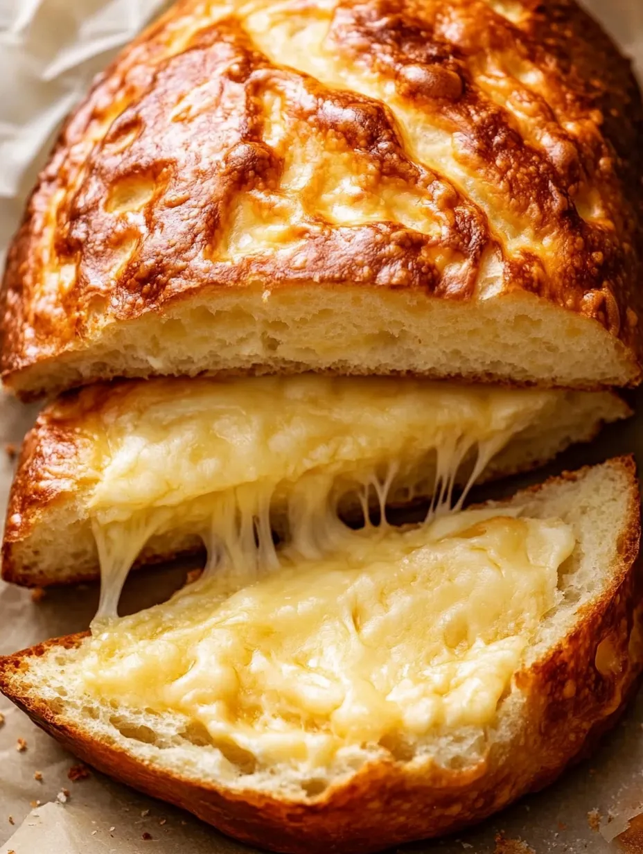 A slice of cheese bread.