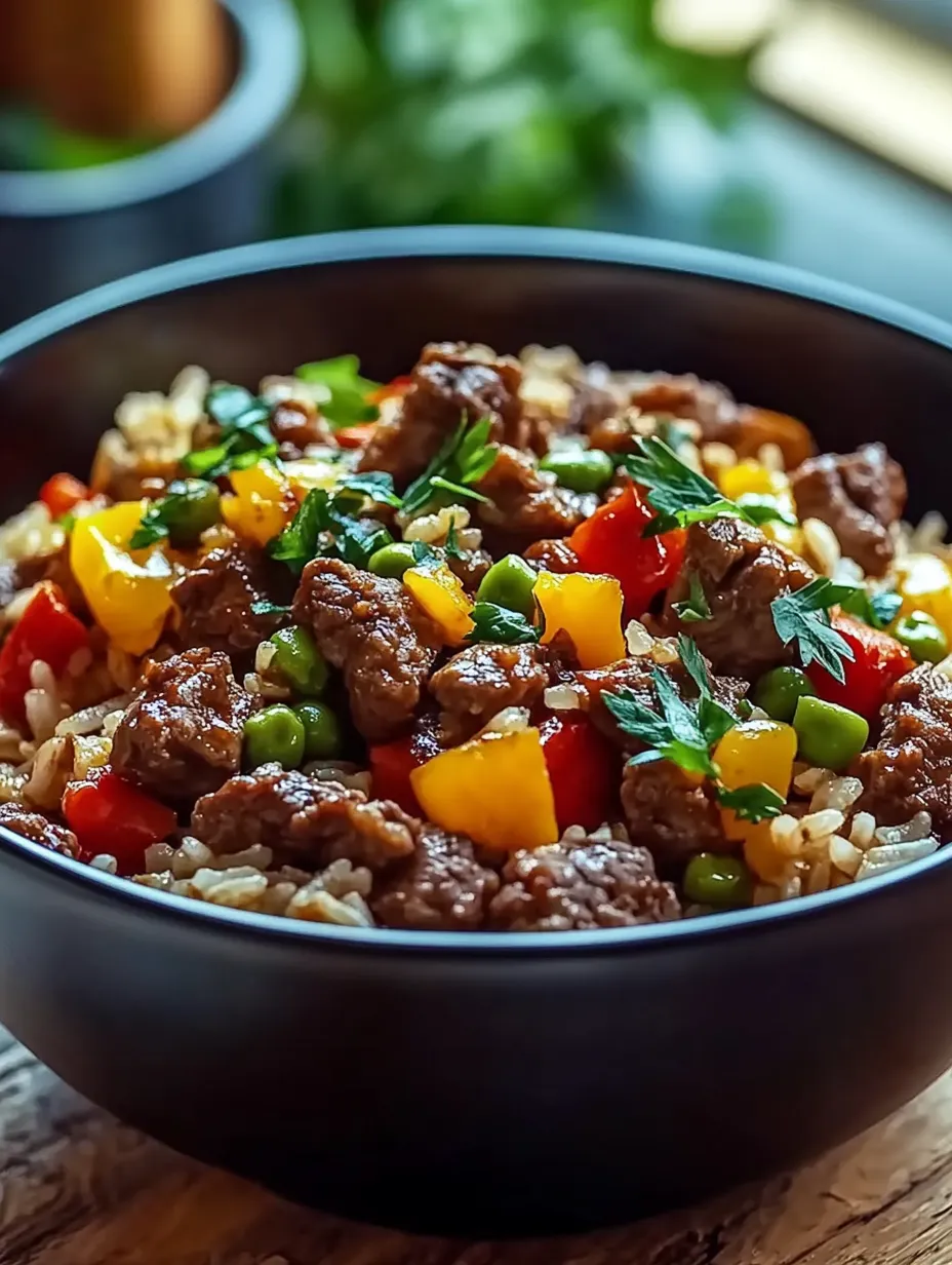 A bowl of meat and vegetables.