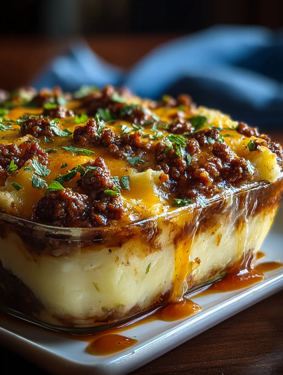 A casserole dish with meat and vegetables.