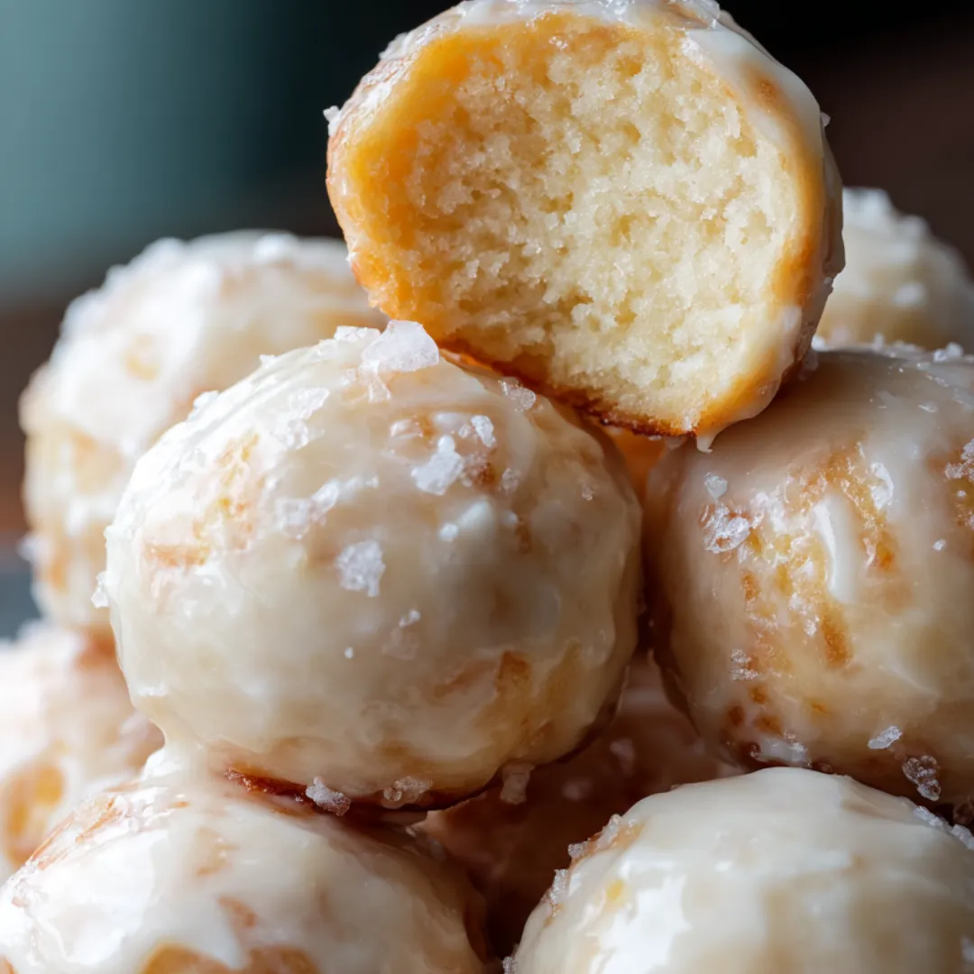 A stack of donuts with a bite taken out of one.