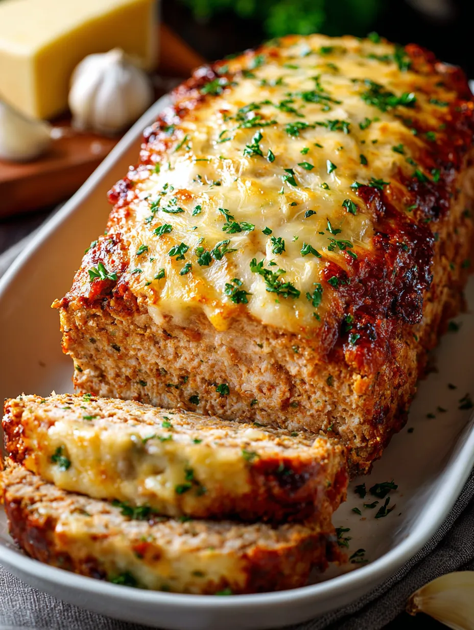 A slice of cheesy bread on a plate.