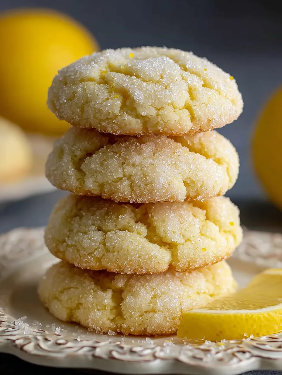 A stack of cookies with lemon zest on top.