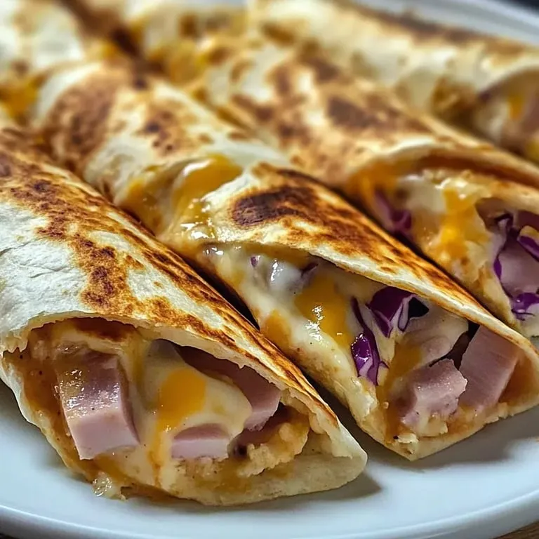 A plate of food with a burrito on it.