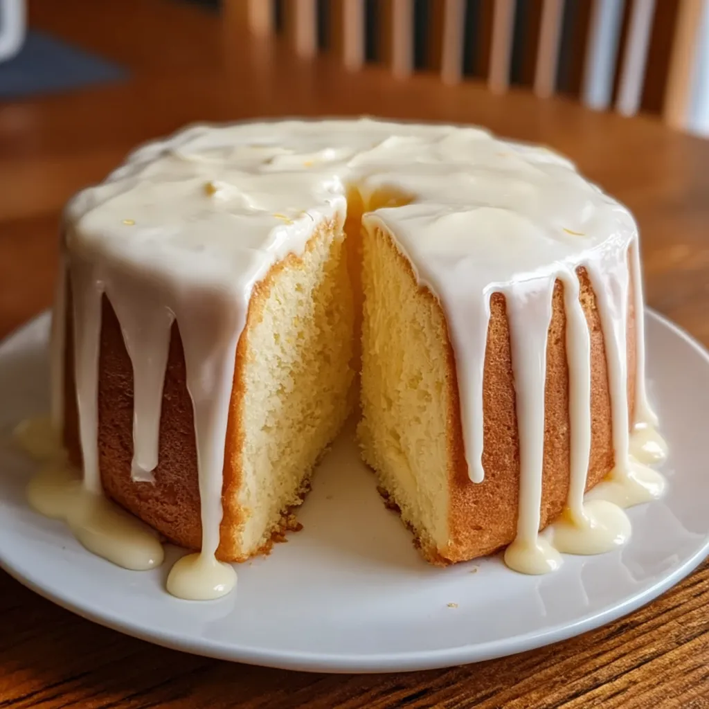 A slice of cake on a plate.