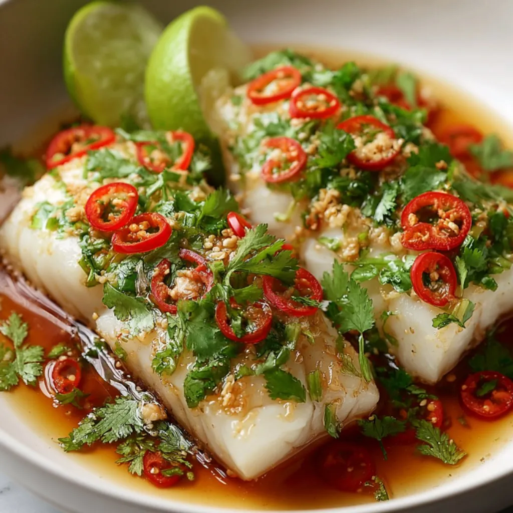 A plate of food with red peppers and lime.