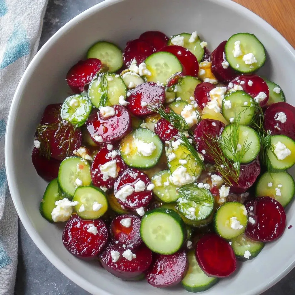 A bowl of vegetables with feta cheese.