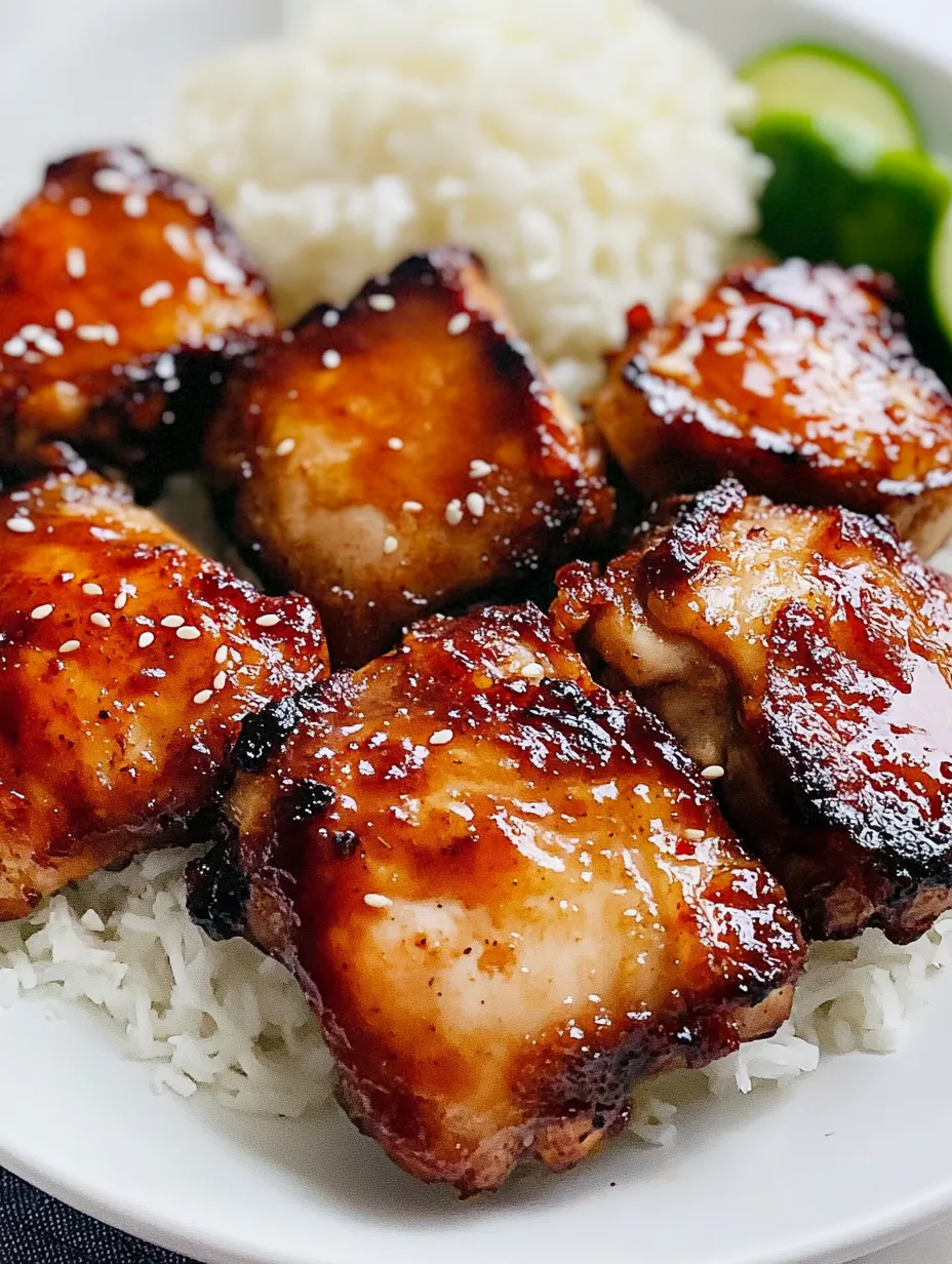 Sticky Sweet Chili Chicken Thighs in Air Fryer Recipe