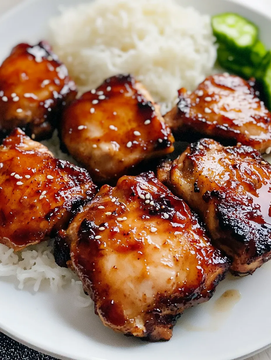 Sticky Sweet Chili Chicken Thighs