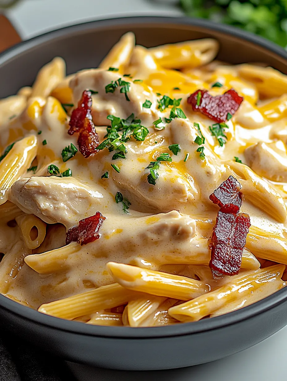 Crack Chicken Penne Recipe