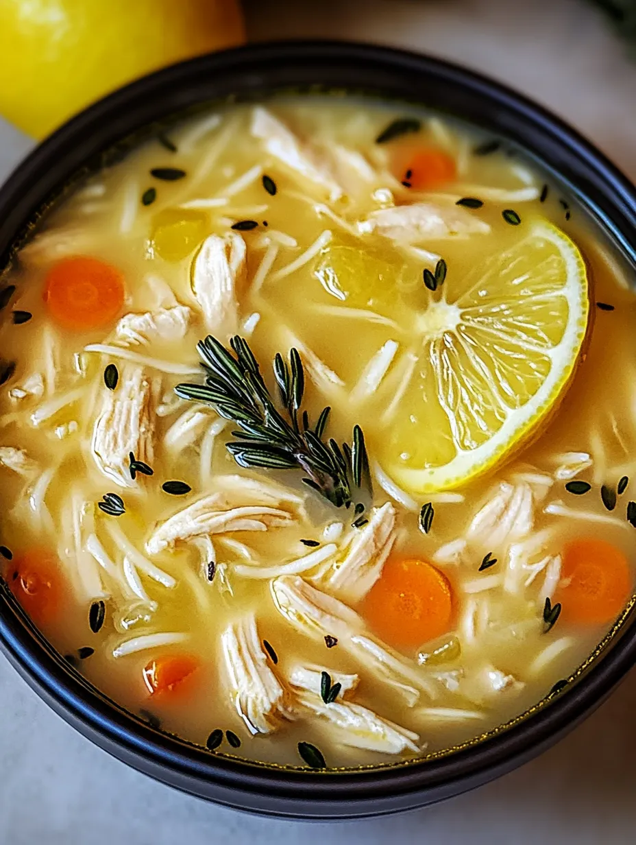 Greek Lemon Chicken Soup Recipe