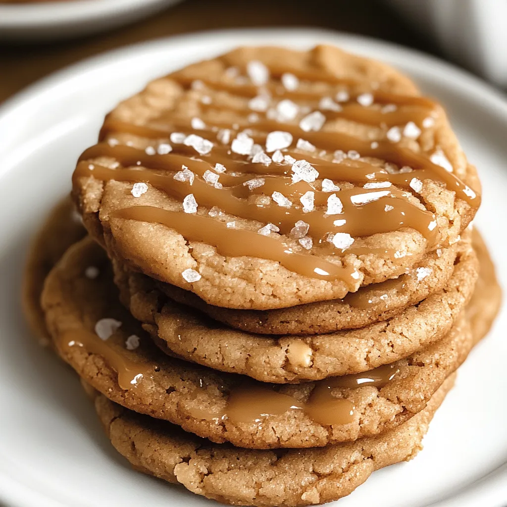 Easy Salted Caramel Cookies