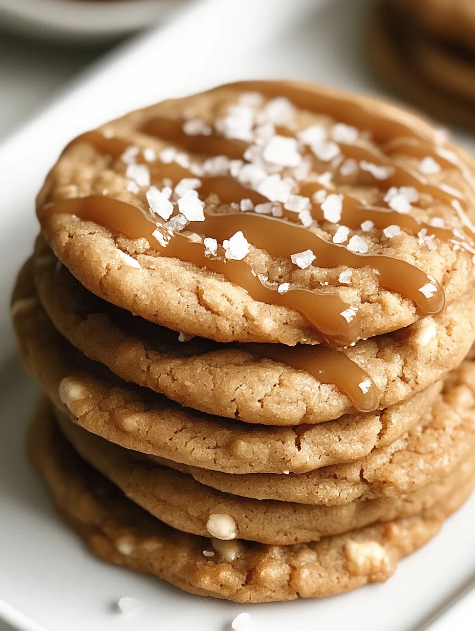 The Best Easy Salted Caramel Cookies