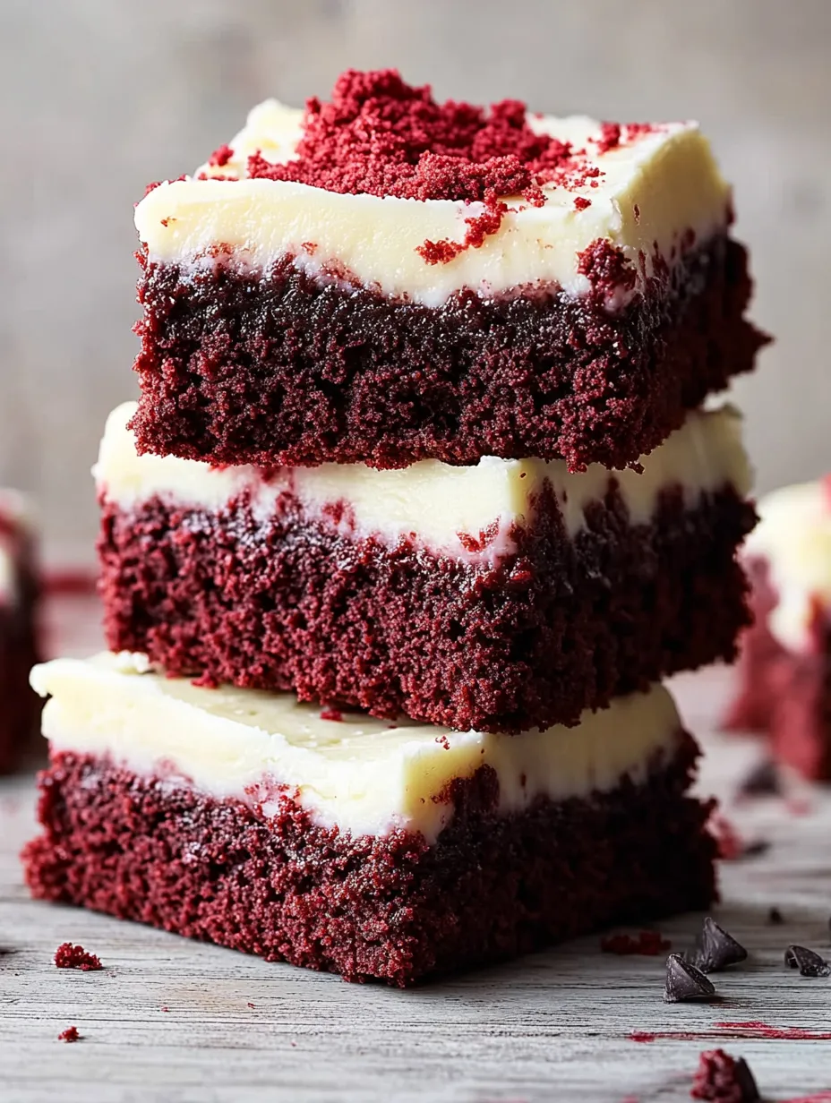 Easy Red Velvet Brownies