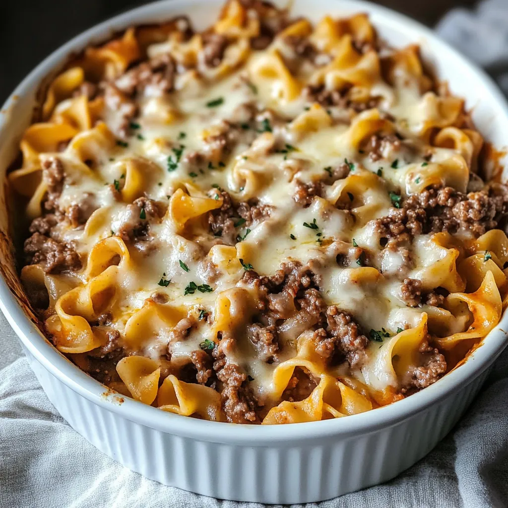 Sour Cream Beef Noodle Casserole