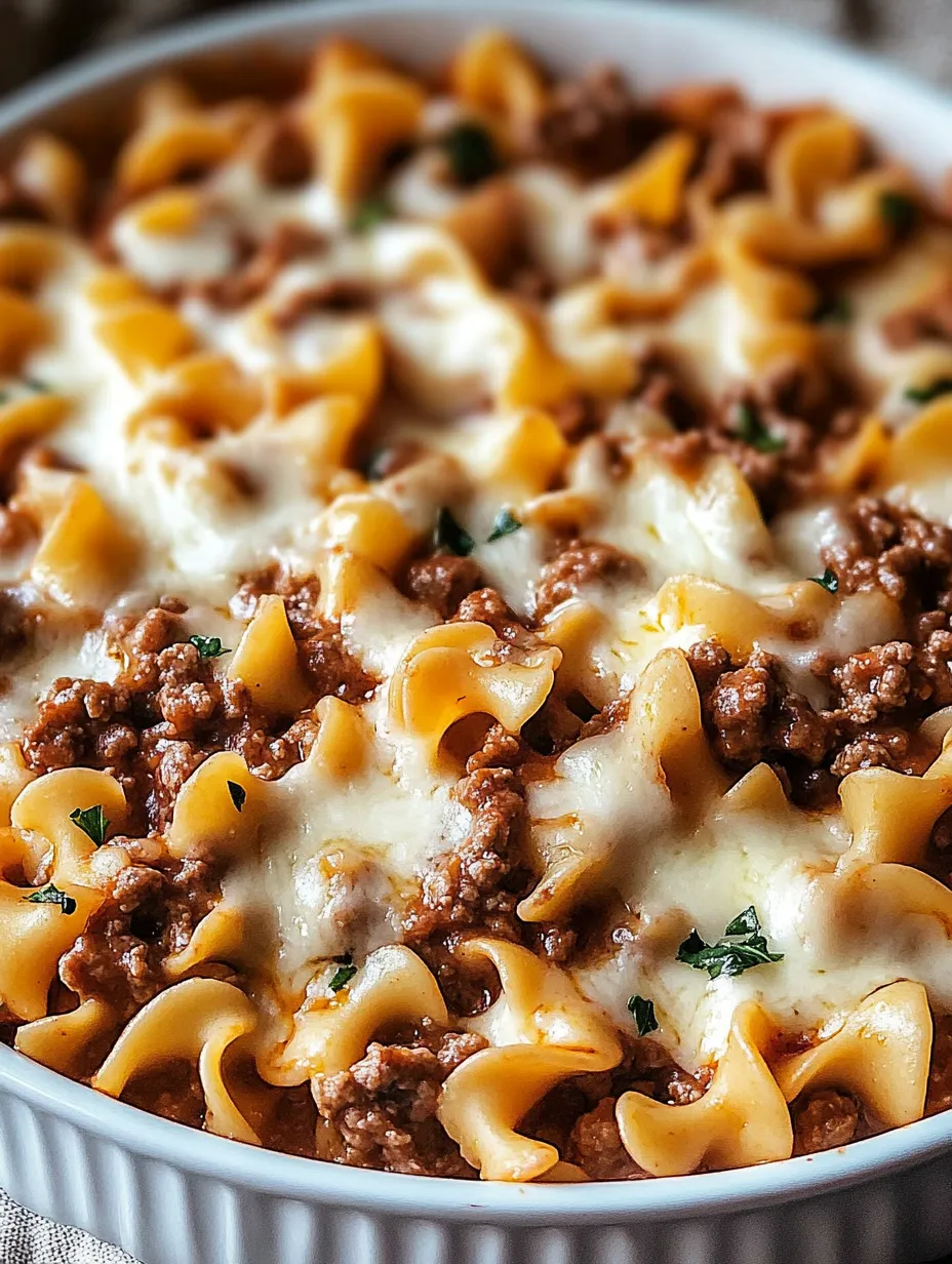 Sour Cream Beef Noodle Casserole Recipe