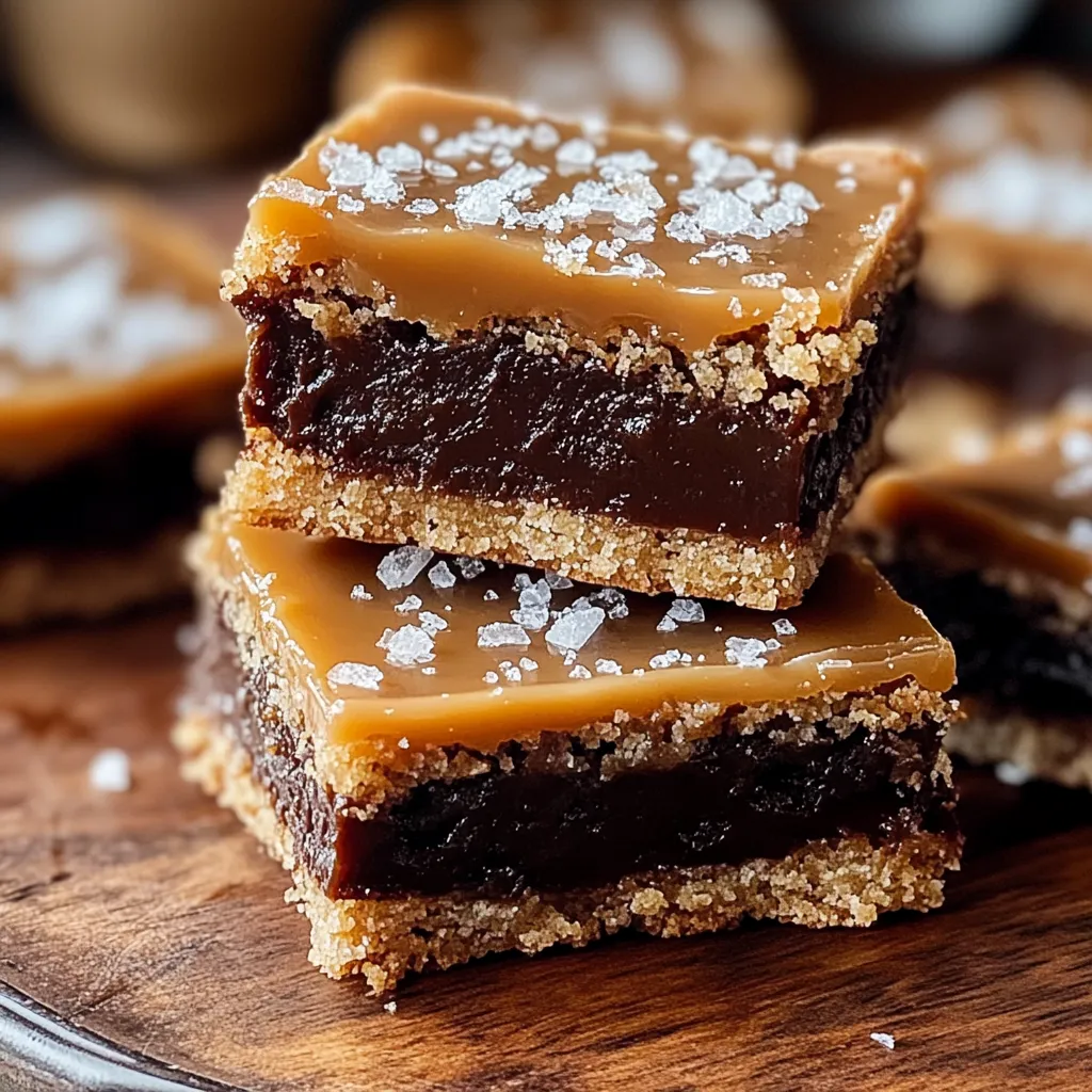 Salted Caramel Chocolate Sugar Cookie Bars