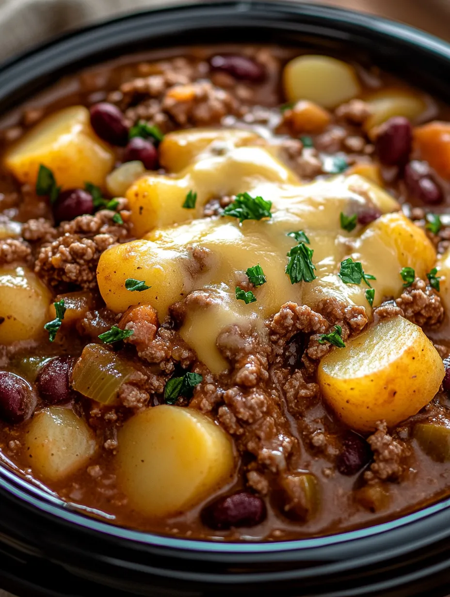 Slow Cooker Cowboy Casserole Recipe