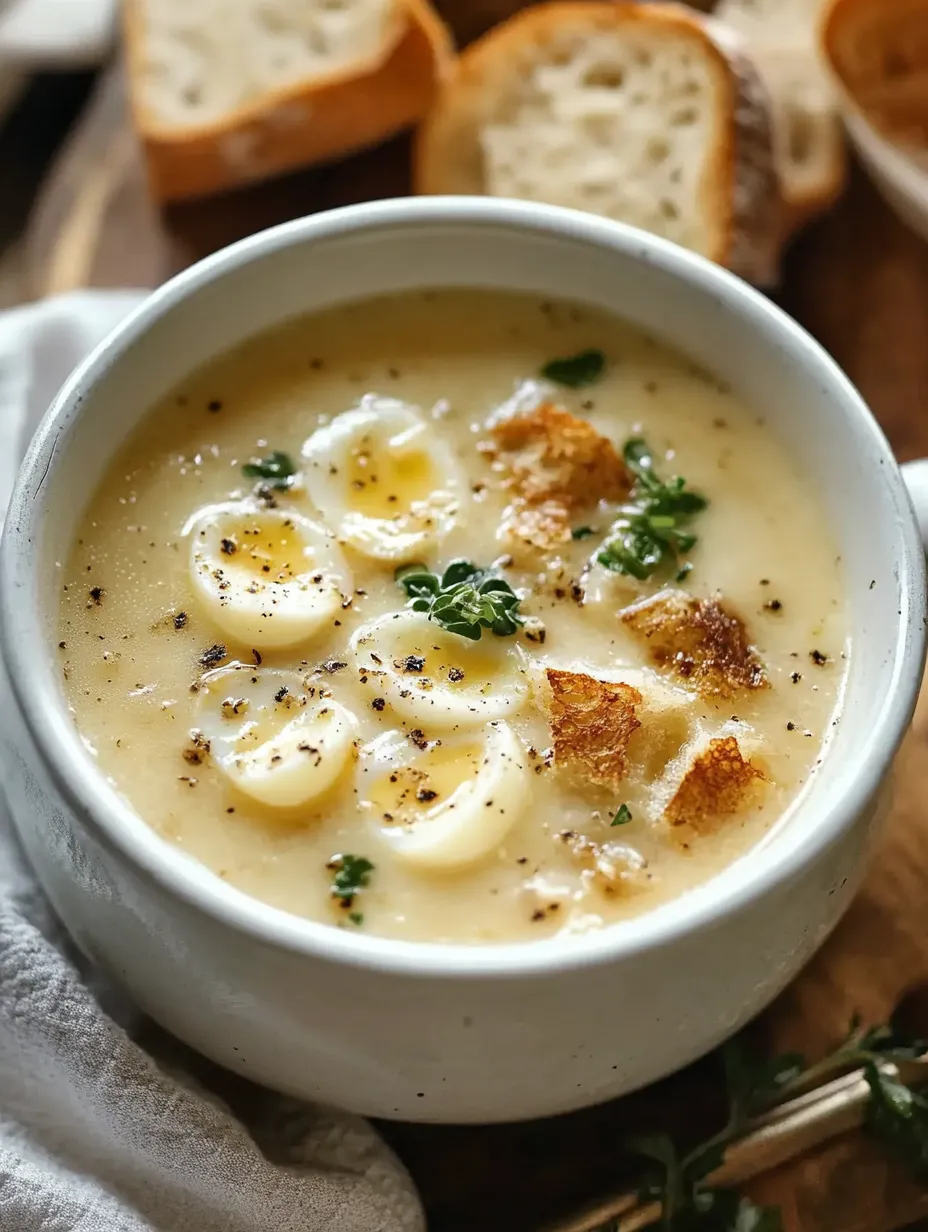 Easy Country French Garlic Soup