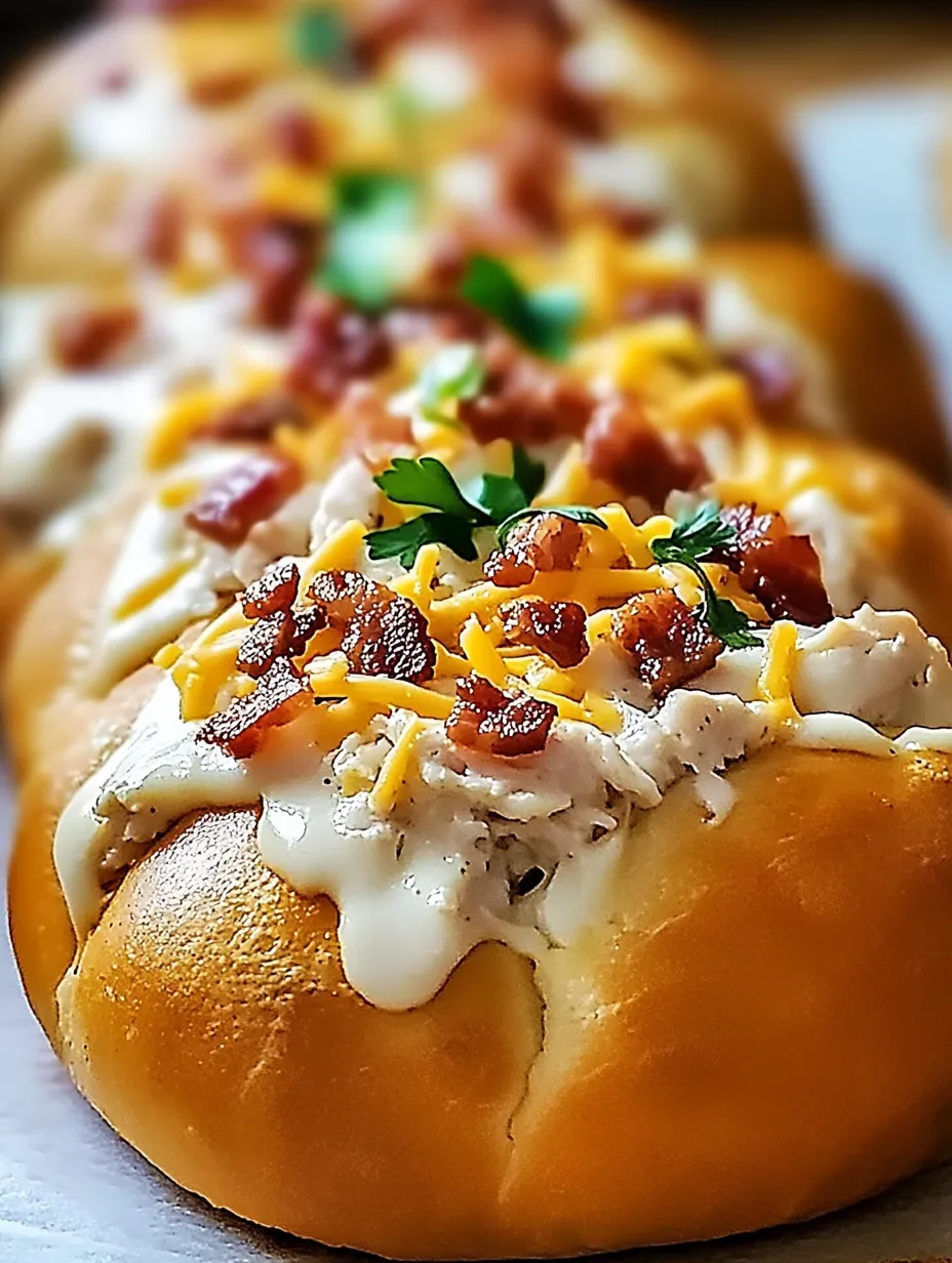 Chicken Bacon Ranch Stuffed Bread Recipe