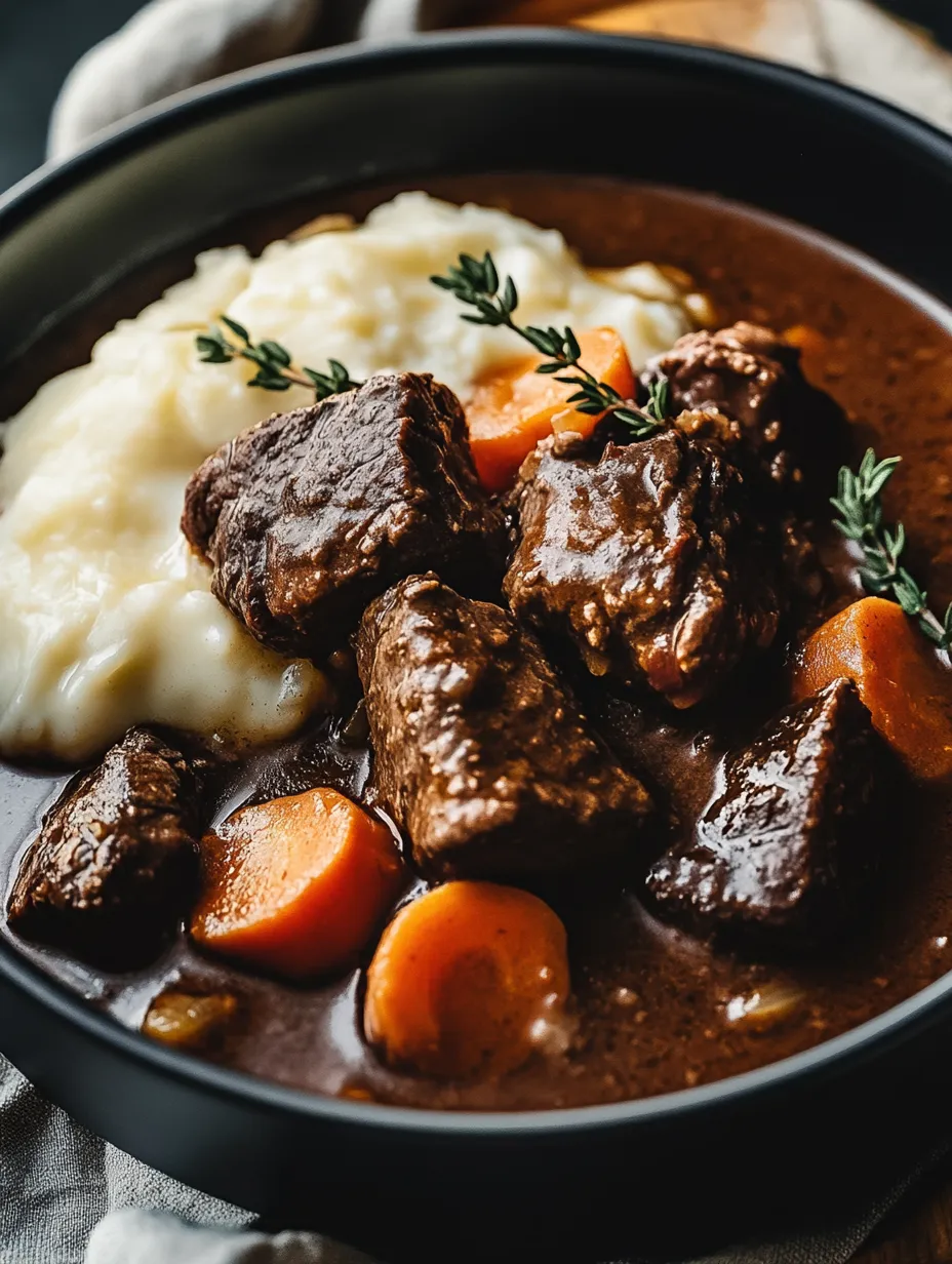 Easy French Beef Bourguignon