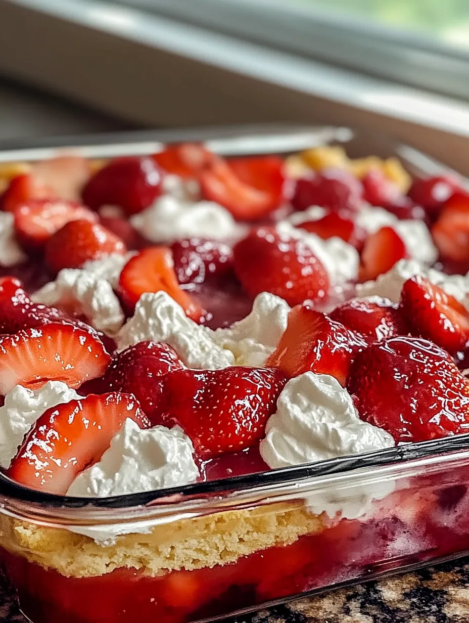 Strawberry Cheesecake Dump Cake Recipe