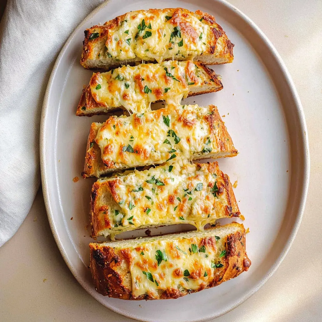 Cheesy Garlic Bread Recipe