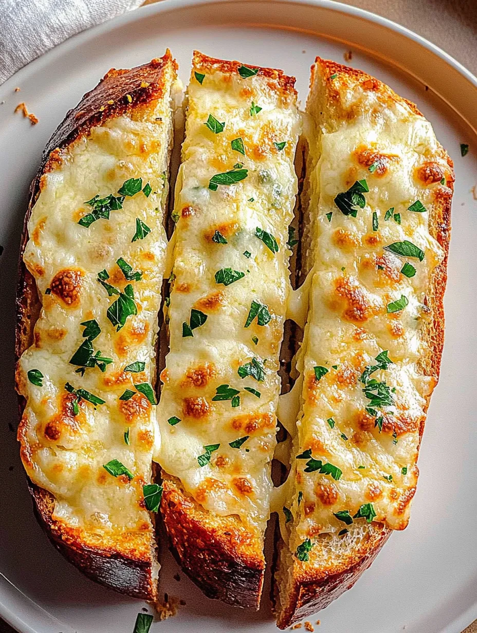 Easy Cheesy Garlic Bread Recipe