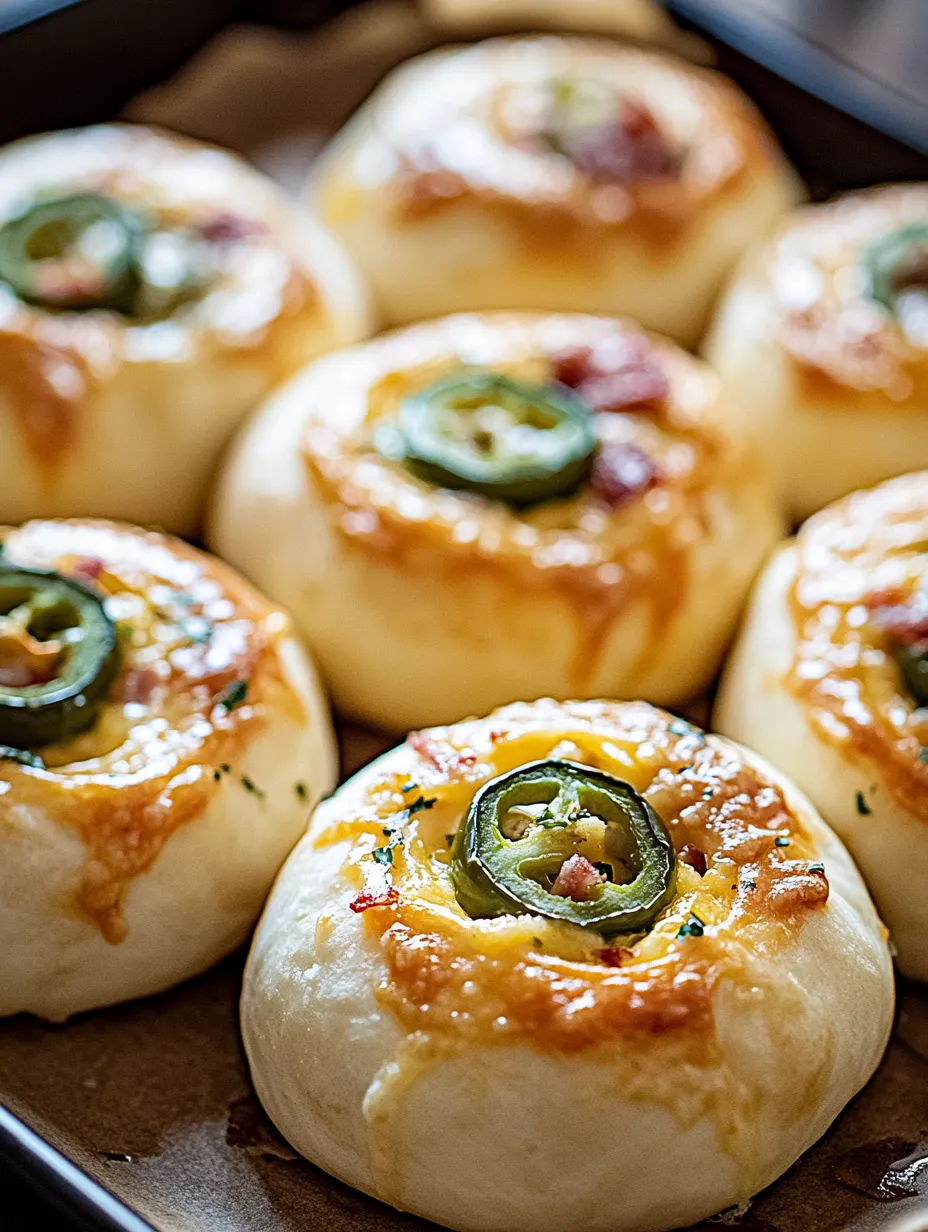 Easy Jalapeno Popper Stuffed Rolls