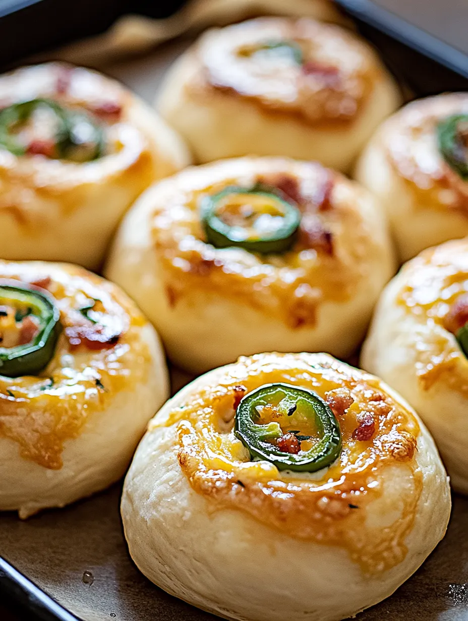 Jalapeno Popper Stuffed Rolls Recipe