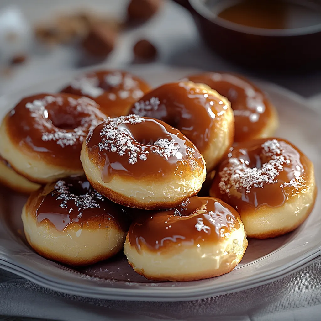 Crème Brûlée Donuts Soft Pillowy and Crunchy