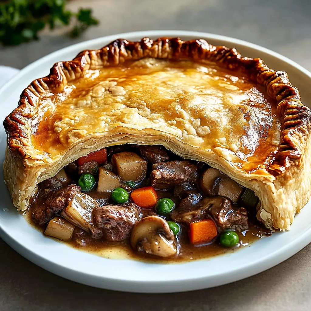 Classic Beef and Mushroom Pie