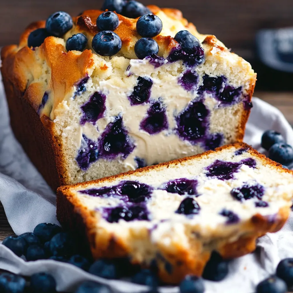 Blueberry Cream Cheese Bread Recipe