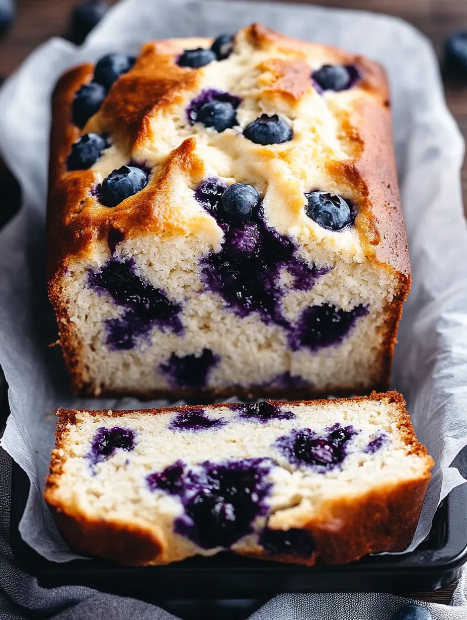 Blueberry Cream Cheese Bread