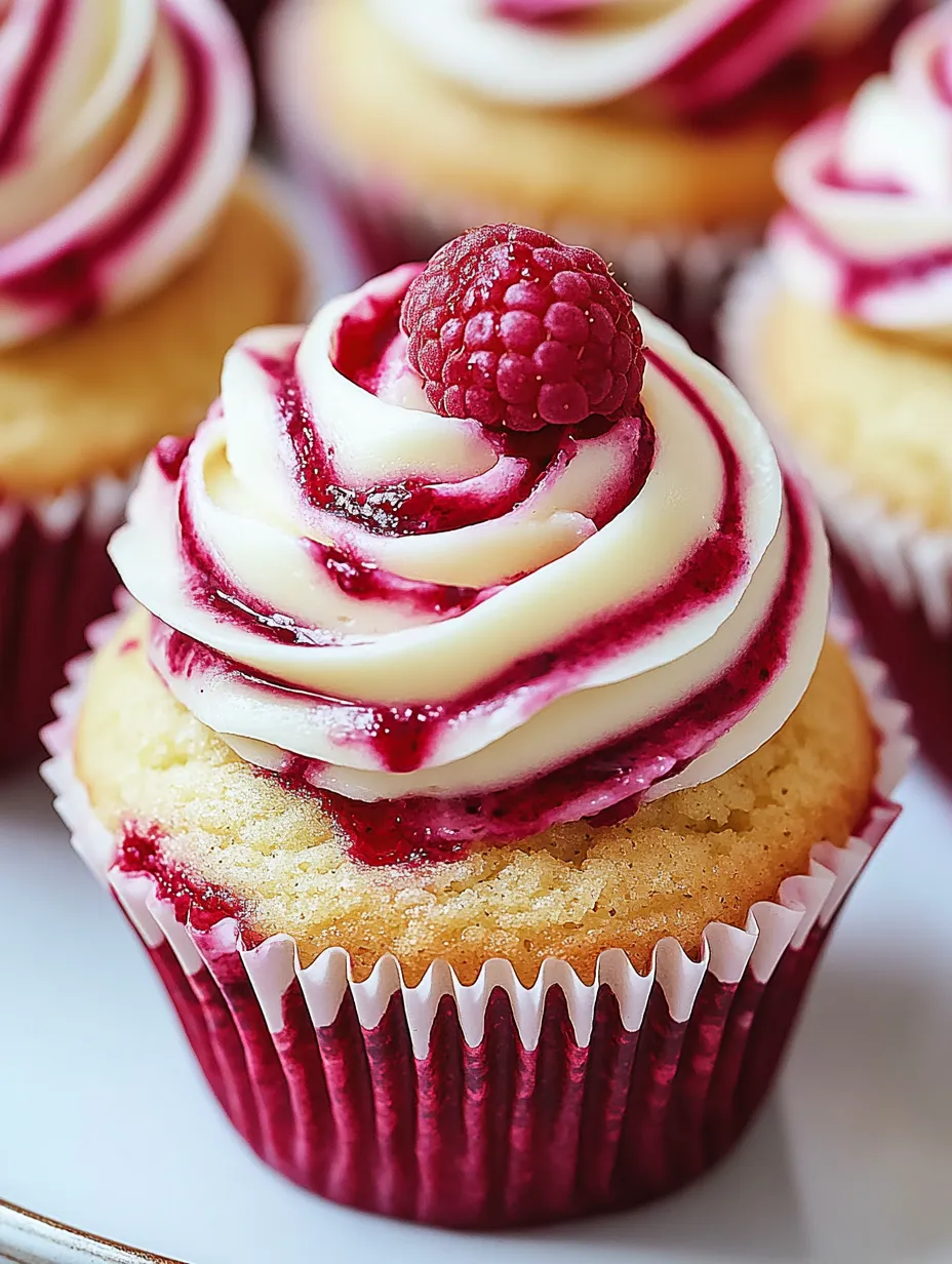 Raspberry Swirl Cupcakes Recipe