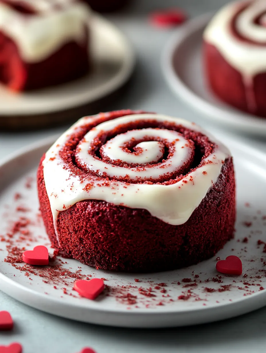 Easy Red Velvet Valentine’s Day Cinnamon Rolls