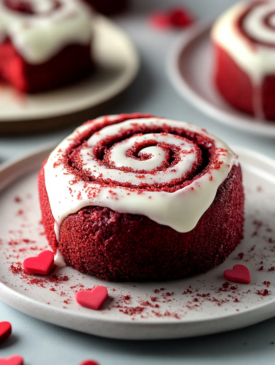 Red Velvet Valentine’s Day Cinnamon Rolls Recipe