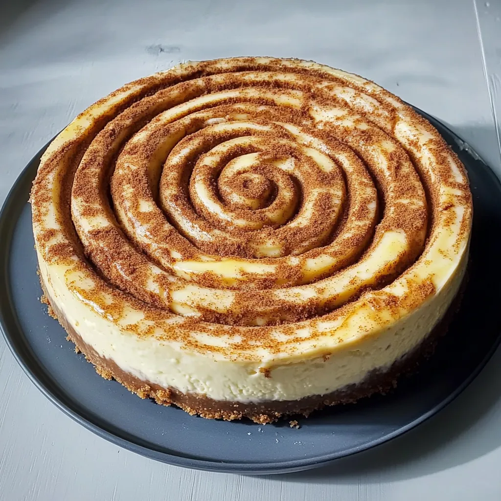 Cinnamon Roll Cheesecake Recipe