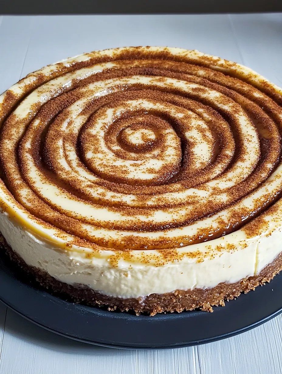 Cinnamon Roll Cheesecake