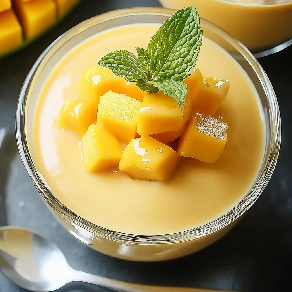 Creamy Mango Mousse