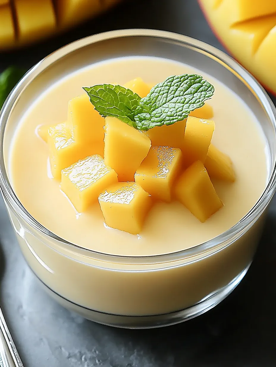 Creamy Mango Mousse Recipe