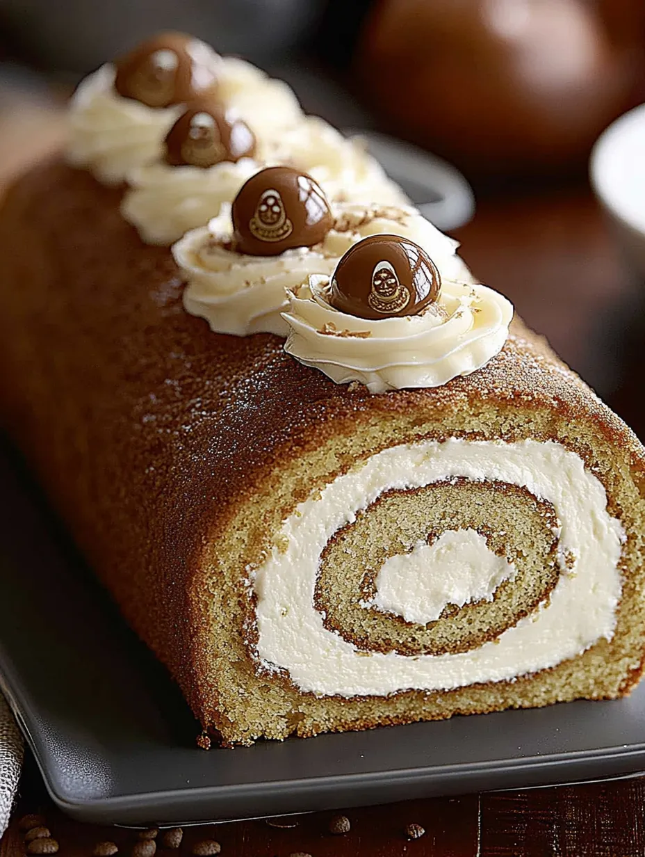 Easy Coffee Cake Roll With Stabilized Kahlúa Whipped Cream