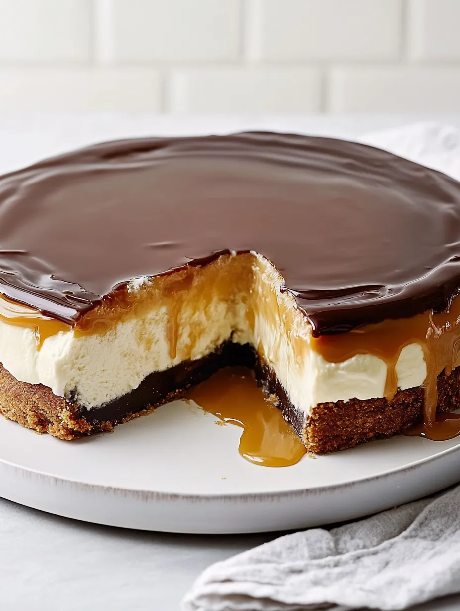 Easy Millionaires Cheesecake