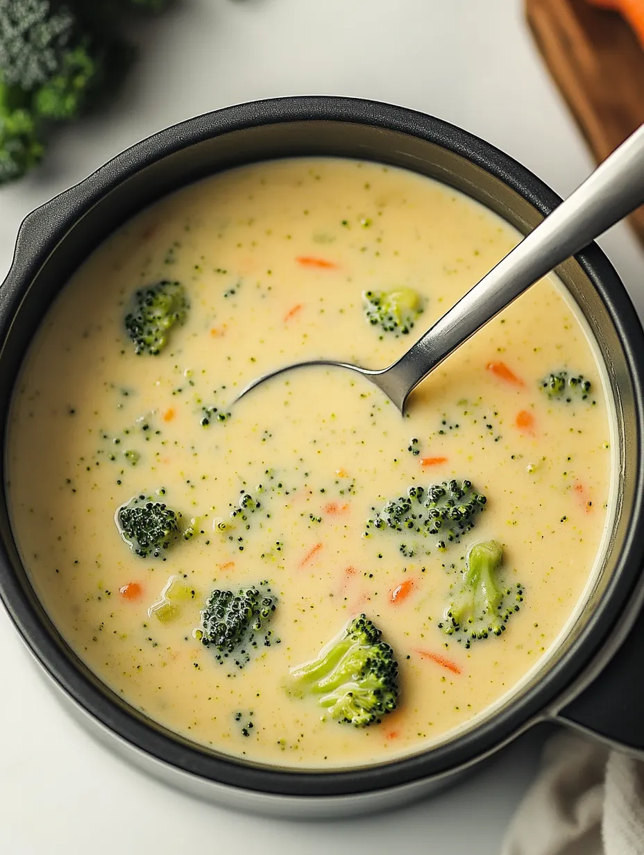 Easy High Protein Broccoli Cheddar Soup