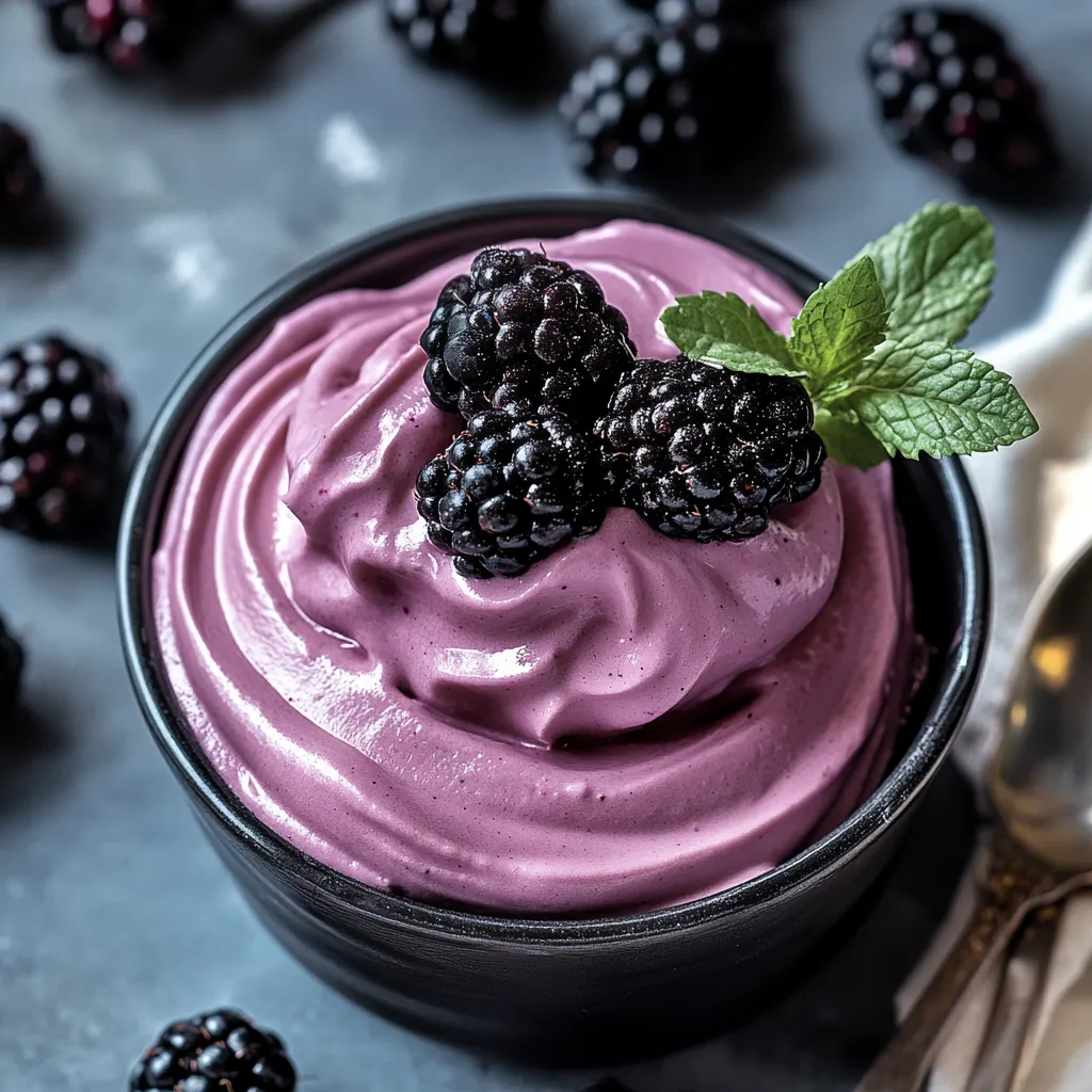 Blackberry Mousse