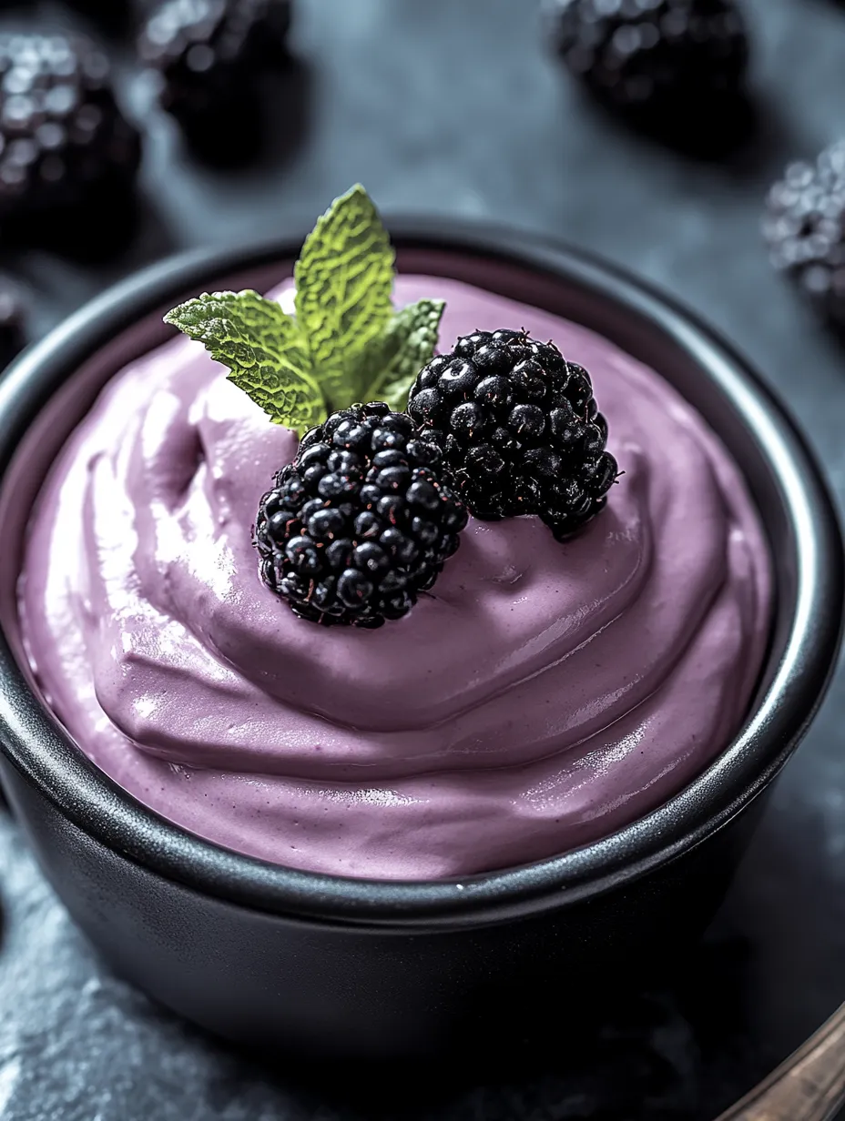 Blackberry Mousse Recipe