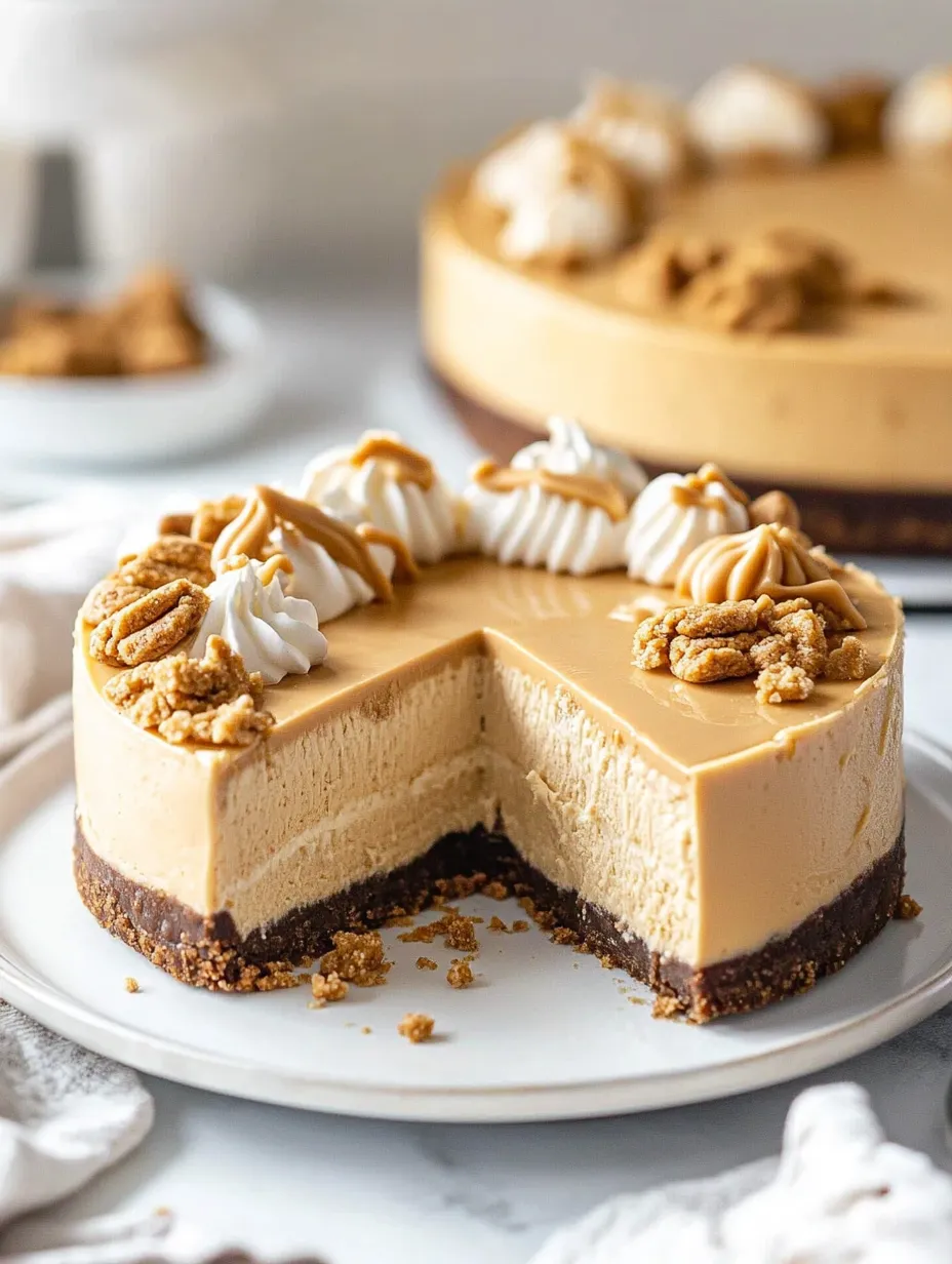 A slice of cake with white icing and topped with nuts.