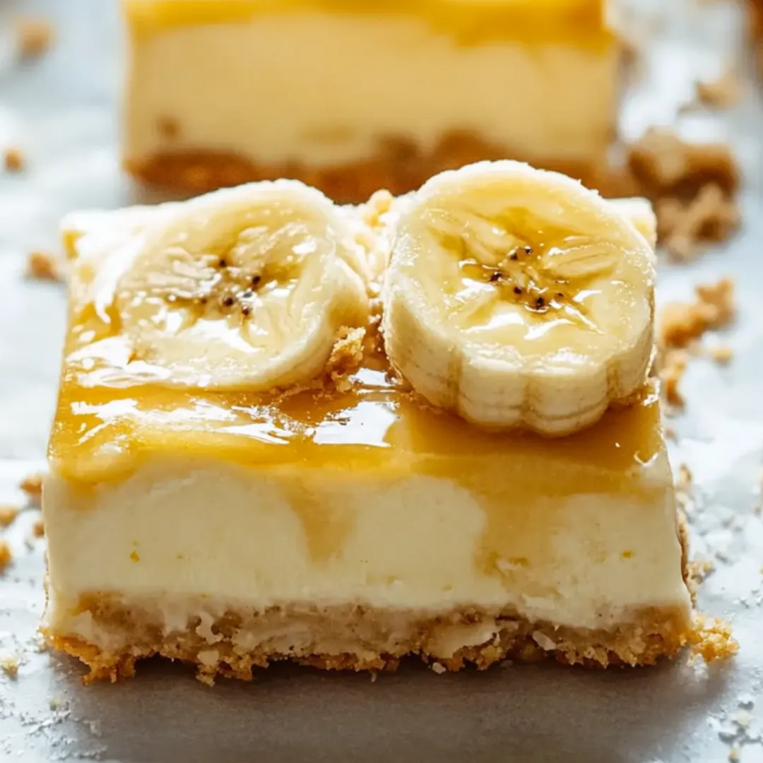 A slice of banana cream pie with banana slices on top.