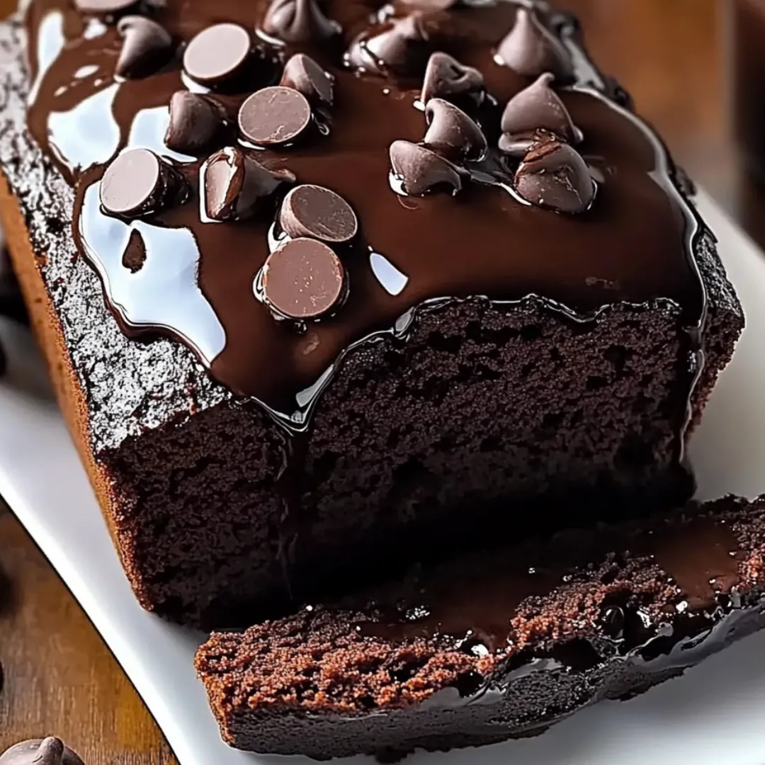 A slice of chocolate cake with chocolate chips on top.